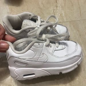Nike air max 90 toddler size 8c white